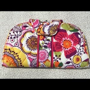Vera Bradley Kiss Closure Coin Purse Style Wallet
